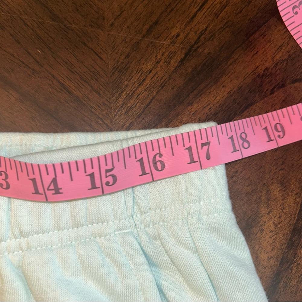 THE NORTH FACE Half Dome Fleece Womens Shorts Skylight Blue/TNF White Sz XL New - Picture 6 of 7